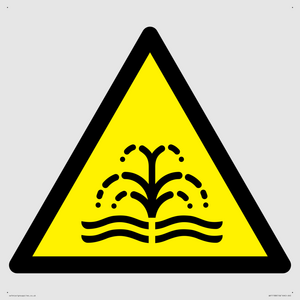 W516 Warning: fountain/water plume